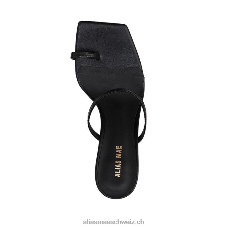CH Alias Mae Bäcker schwarzes Leder V6F8N115