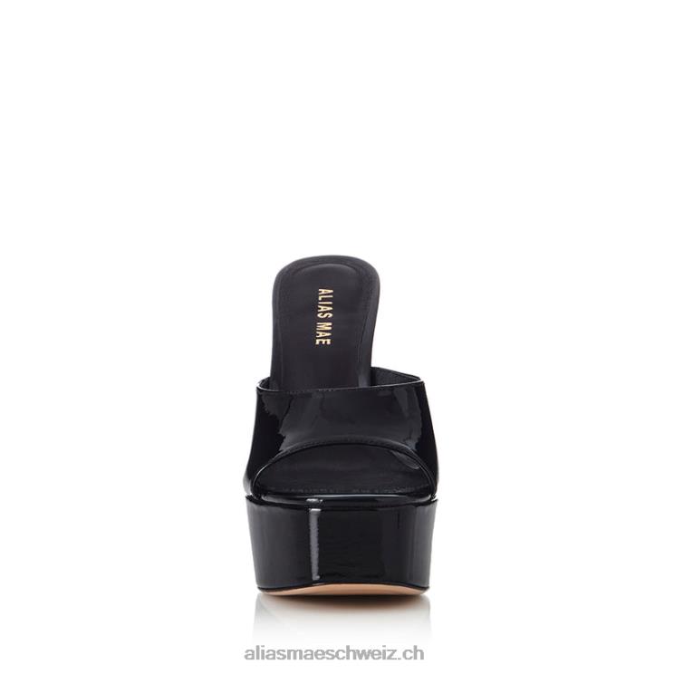 CH Alias Mae Delphi schwarzes Lackleder V6F8N30
