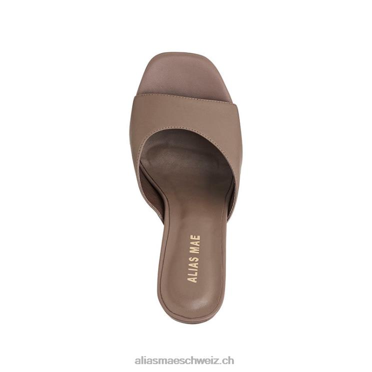 CH Alias Mae Delphi taupefarbenes Leder V6F8N29