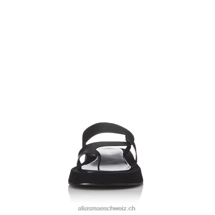 CH Alias Mae Polo schwarzes Leder V6F8N169