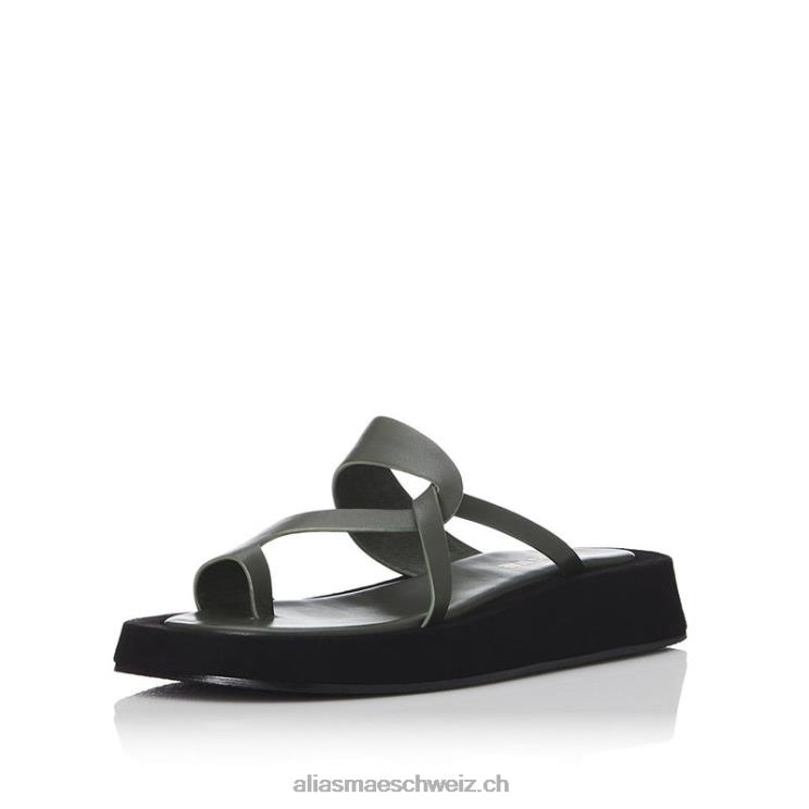 CH Alias Mae Polo schwarzes Leder V6F8N169