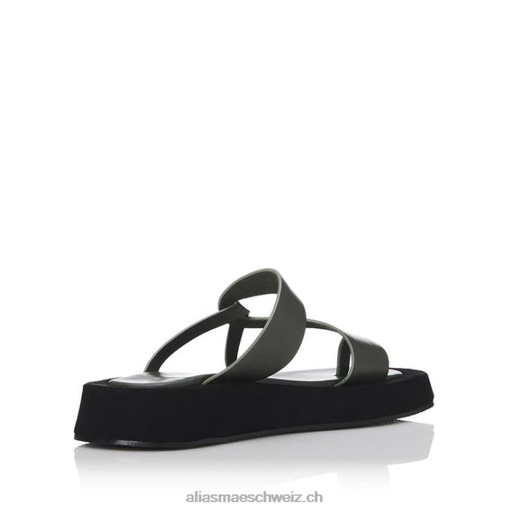 CH Alias Mae Polo schwarzes Leder V6F8N169