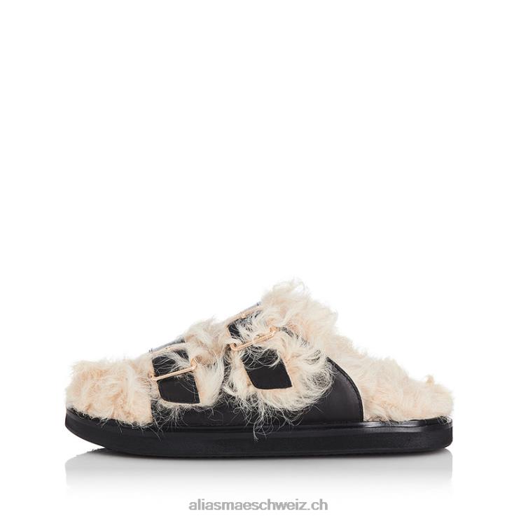 CH Alias Mae patti Schwarz/Naturlammfell/Leder V6F8N154