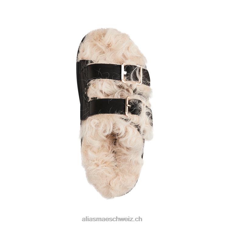 CH Alias Mae patti Schwarz/Naturlammfell/Leder V6F8N154
