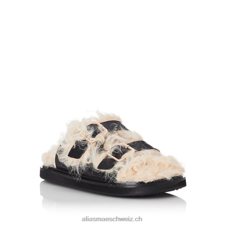CH Alias Mae patti Schwarz/Naturlammfell/Leder V6F8N154