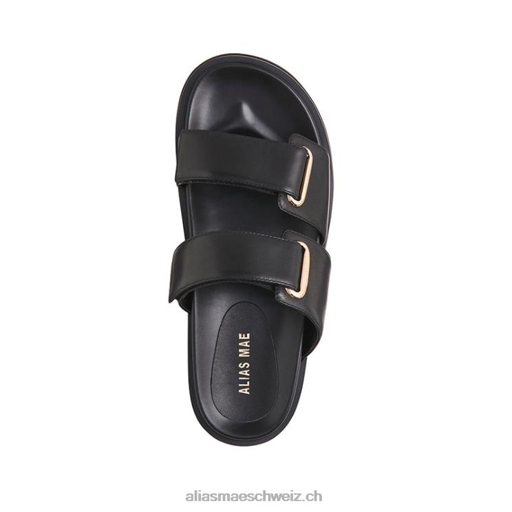 CH Alias Mae zügig schwarzes Leder V6F8N145