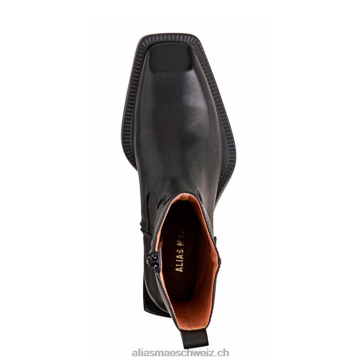 CH Alias Mae Penny schwarzes Leder V6F8N223
