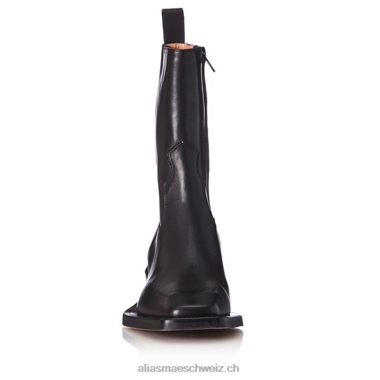 CH Alias Mae Penny schwarzes Leder V6F8N223
